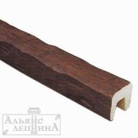 Декоративная балка Рустик (дуб темный) 120*120*2000