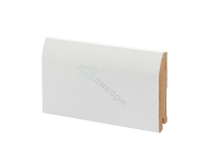 Плинтус МДФ белый Deartio K20 - 100 мм