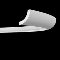 Лепнина ЕВРОПЛАСТ 1.50.225 карниз для скрытого освещения гибкий