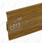 Плинтус L013 Дуб темный