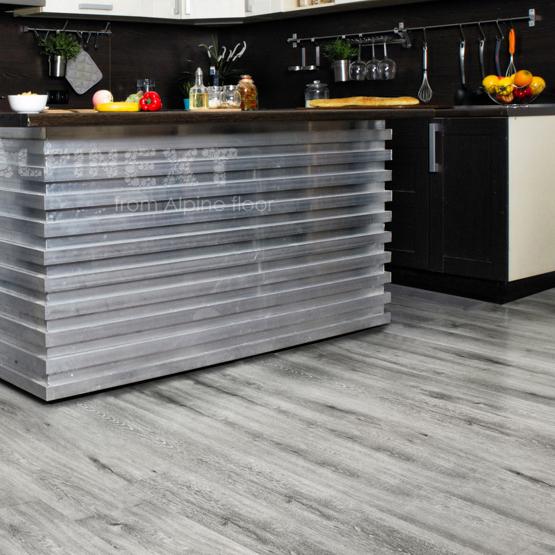 Кварц виниловый ламинат Кварцвиниловый ламинат Alpine floor Classic ECO134-5 Ясень Серый  Alpine Floors  