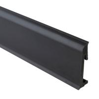 Плинтус напольный гибкий черный Salag ALPHA 65 Black