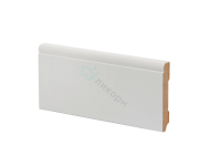 Плинтус МДФ белый Deartio K22 - 82 мм