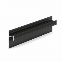 Теневой плинтус Laconistiq Light под подсветку чёрный анодированный