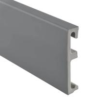 Плинтус напольный Salag ALPHA 80 Gray Серый