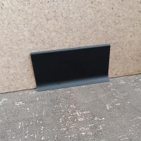 Алюминиевый плинтус L формы 6 см черный BFM ProFILE 010-60