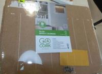 Пробковая доска для заметок с разметкой под дни недели