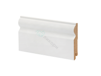 Плинтус МДФ белый Deartio K-09 - 97 мм