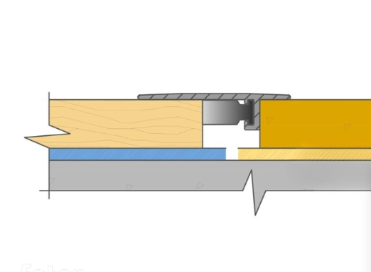 Порог Pro Design Doorstep 571 белый муар 2,8 м для стыковки напольных покрытий в продаже в магазине