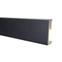 Плинтус напольный гибкий черный Salag ALPHA 60 Black AP61M3