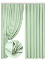 Портьера, цвет мятный
