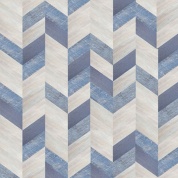 6 мм клеевые пробковые полы с фотопечатью CorkStyle Chevron Blue