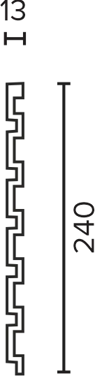 Цветная панель для стен Decor Dizayn 916-66SH