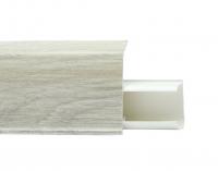 Плинтус пластиковый Quadro 55 мм Булатный 509