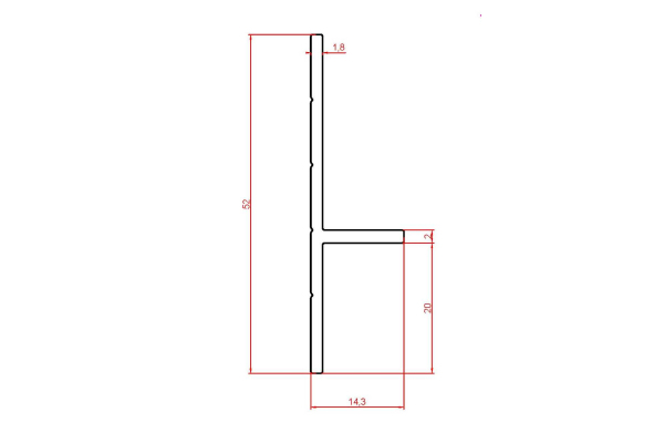 Теневой профиль  7627  20/30 в Красноярске