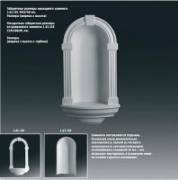 Лепнина ЕВРОПЛАСТ 1.61.110 ниша c полкой