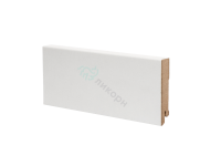 Плинтус МДФ белый Deartio K-06 - 80 мм