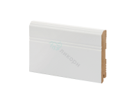 Плинтус МДФ белый Deartio K 07 - 108 мм