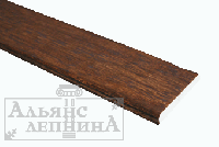 Доска Рустик (дуб темный) 135*30*2600мм