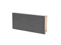 Плинтус МДФ тёмно-серый Deartio K06 - 80 мм