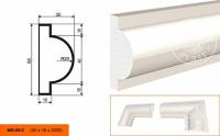 LepninaPlast ( ЛепнинаПласт ) МВ-60/2 Молдинг