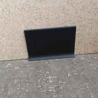 Алюминиевый плинтус L формы 8 см черный BFM ProFILE 010-80