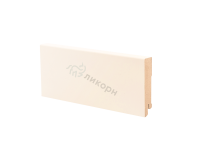 Плинтус МДФ кремовый Deartio K06 - 80 мм