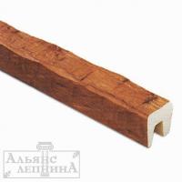 Декоративная балка Рустик (дуб светлый) 120*120*3000
