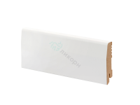 Плинтус МДФ белый Deartio K12 - 70 мм