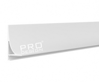 Плинтус Pro Design Corner L 584 W Белый муар