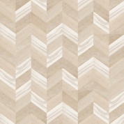 Пробковые полы с фотопечатью Corkstyle Chevron Creme