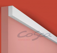 Декоративная рейка Cosca RX001 25х12 мм из экополимера