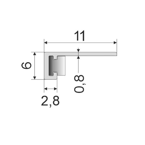 Микроплинтус 11 мм с пружинами белый муар лучшая цена