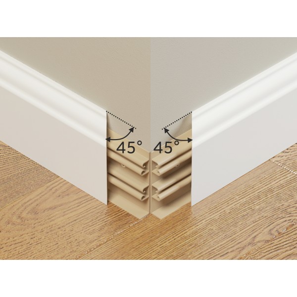 Клипса монтажная для плинтуса Rico Color 80 мм (6 шт) в продаже в магазине