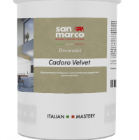 Декоративная краска вельвет San Marco Cadoro Velvet argento 4 л