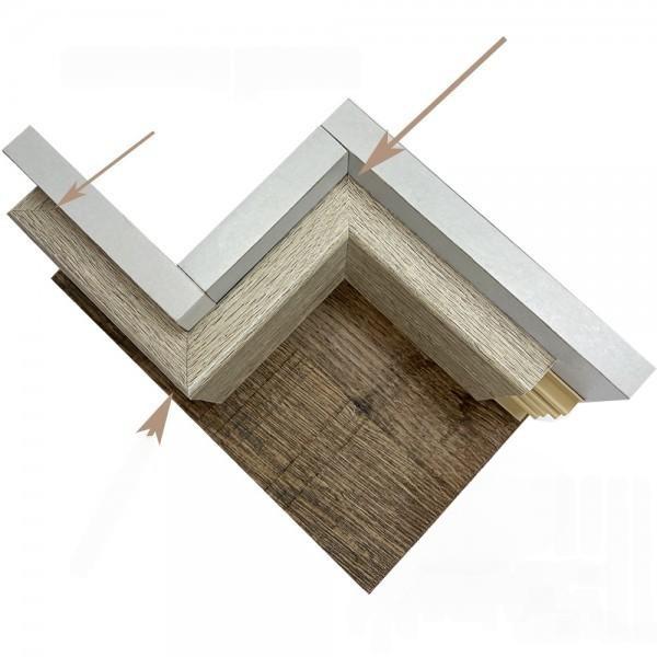 плинтус Rico Concept 80мм Венге Мали (80209) в продаже в магазине